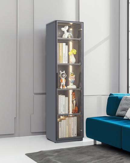 Single door display cabinet