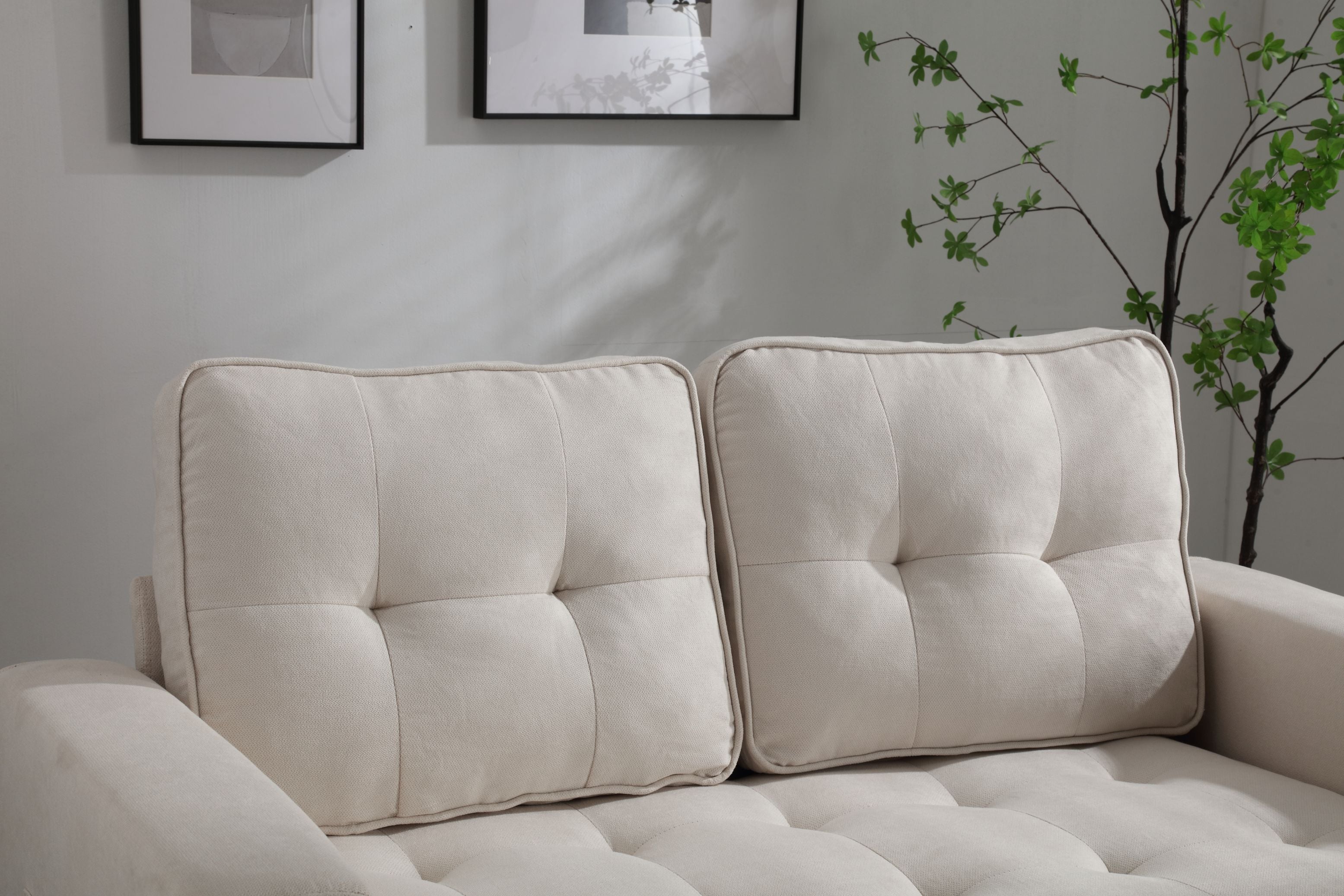 Divano Letto Futon Convertibile 3 Posizioni