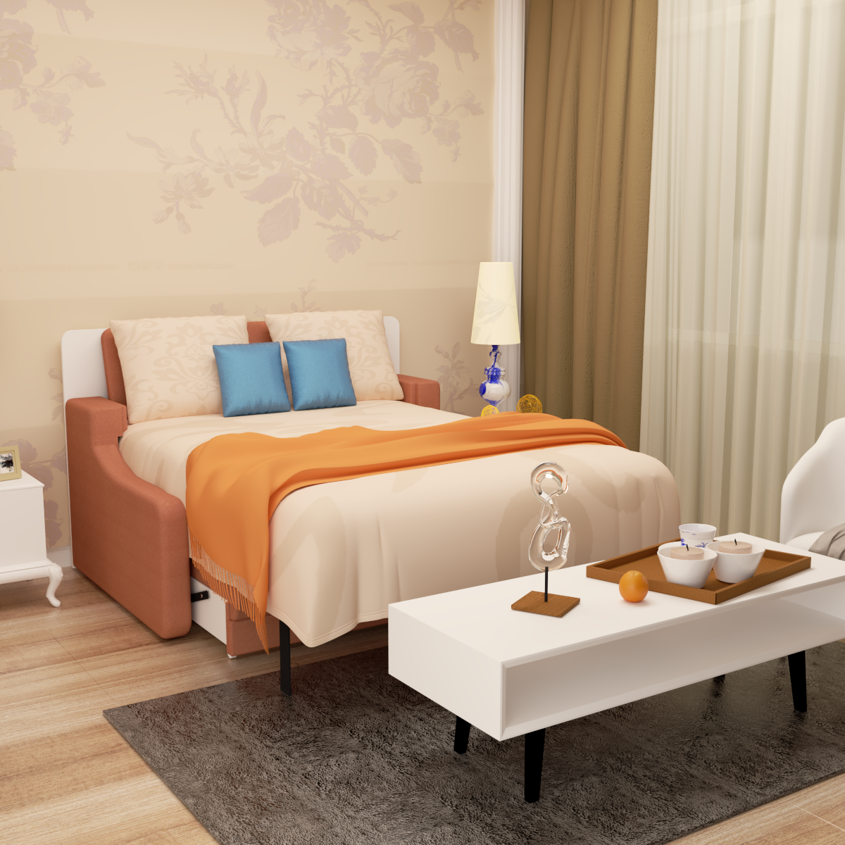 Mobile Bagno Porte Cassetti Ripiani Bianco