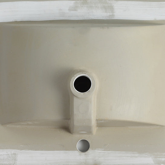 Lavabo Ceramica 76cm Bianco Grande