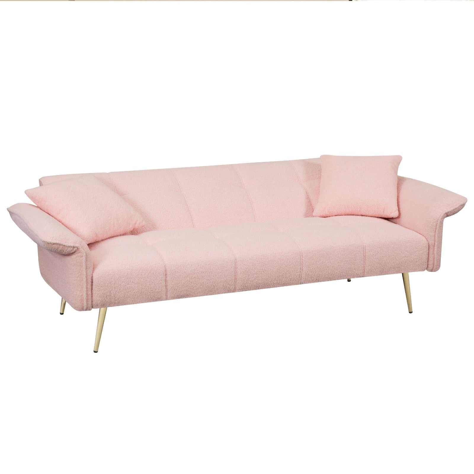Divano Letto Rosa VelvetFlex 70 Trasformabile
