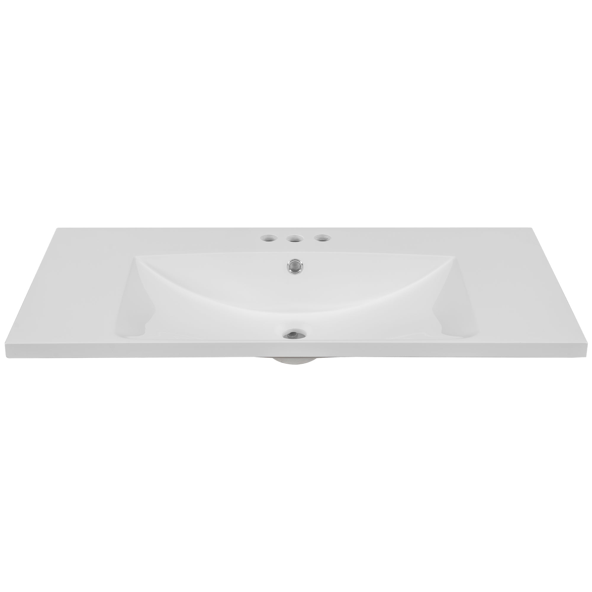 Piano Lavabo 91cm Ceramica Bianco