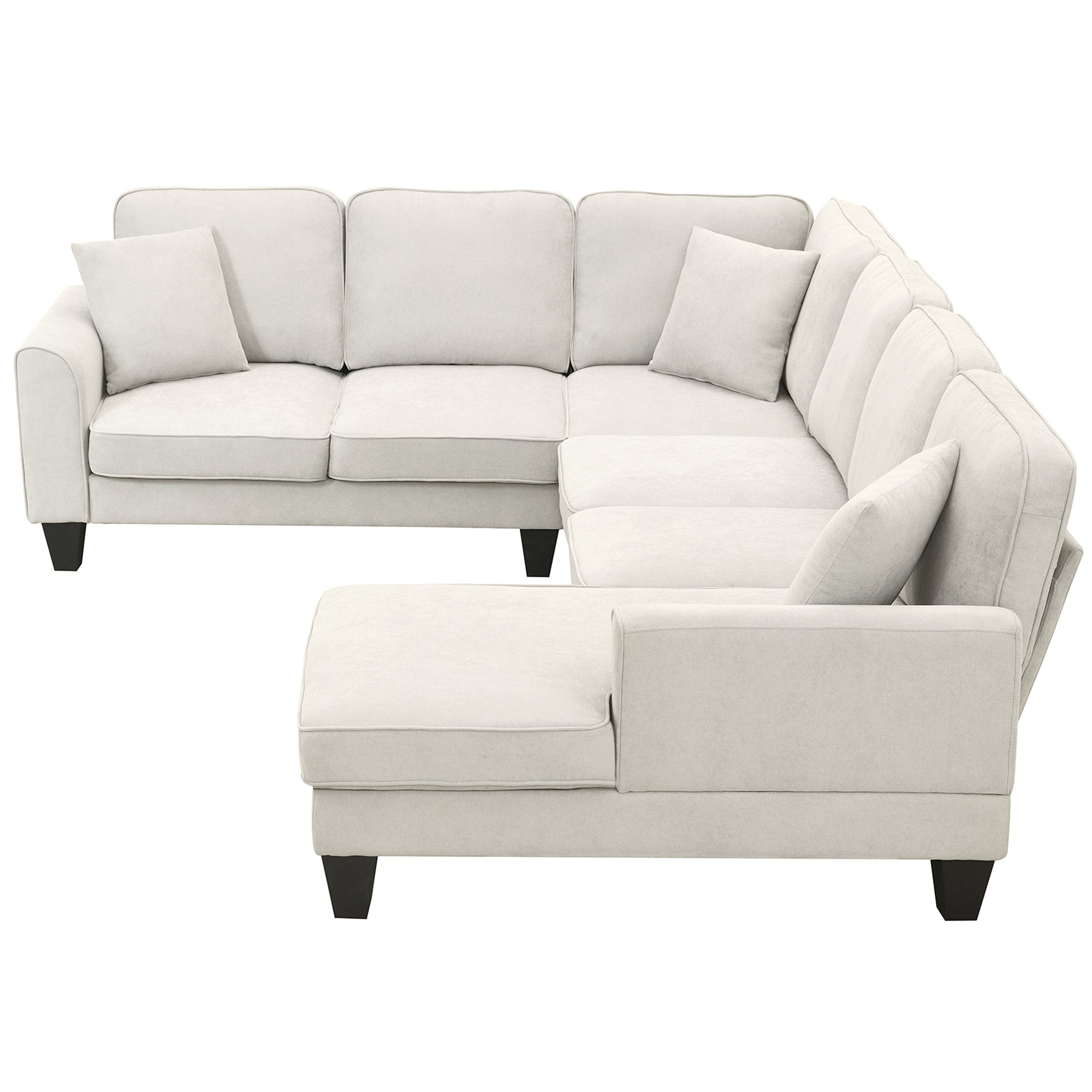 Divano UrbanoLuxe 7 Posti Elegante