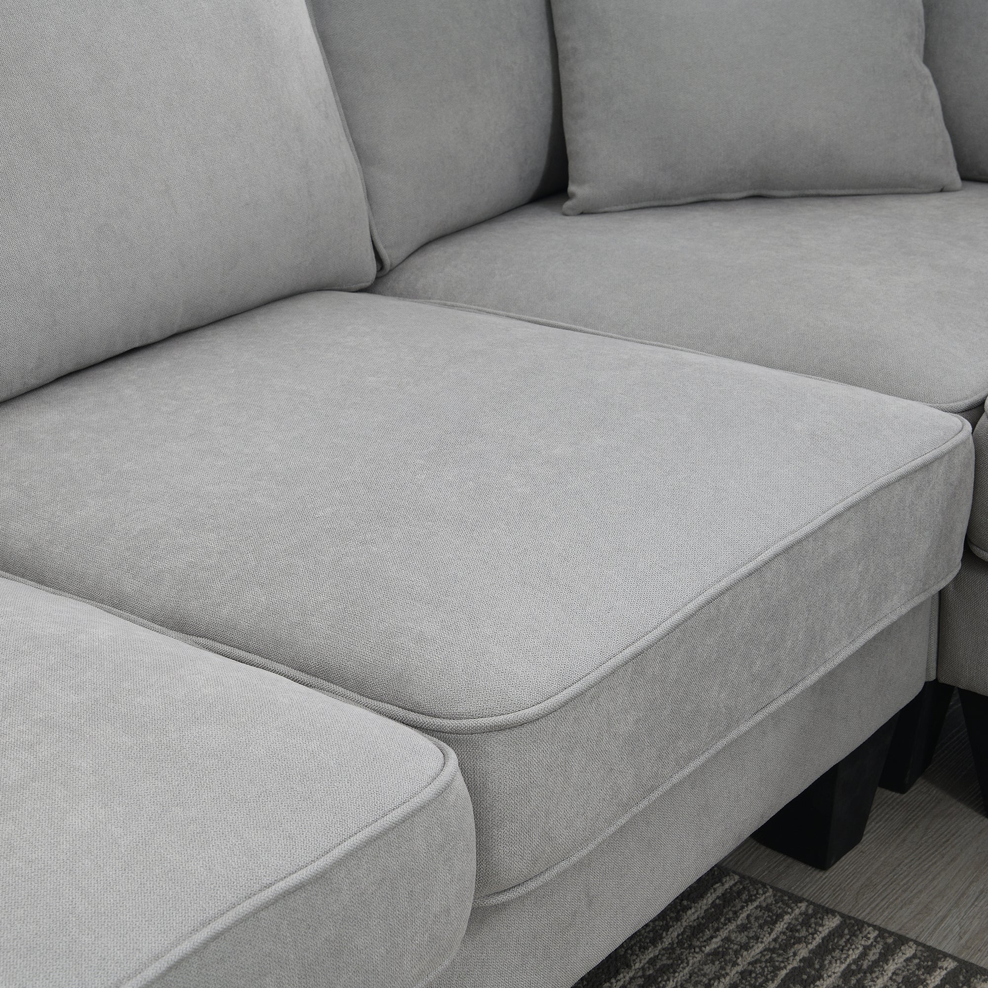 Divano Angolare Urbano 7 Posti - Comfort Moderno