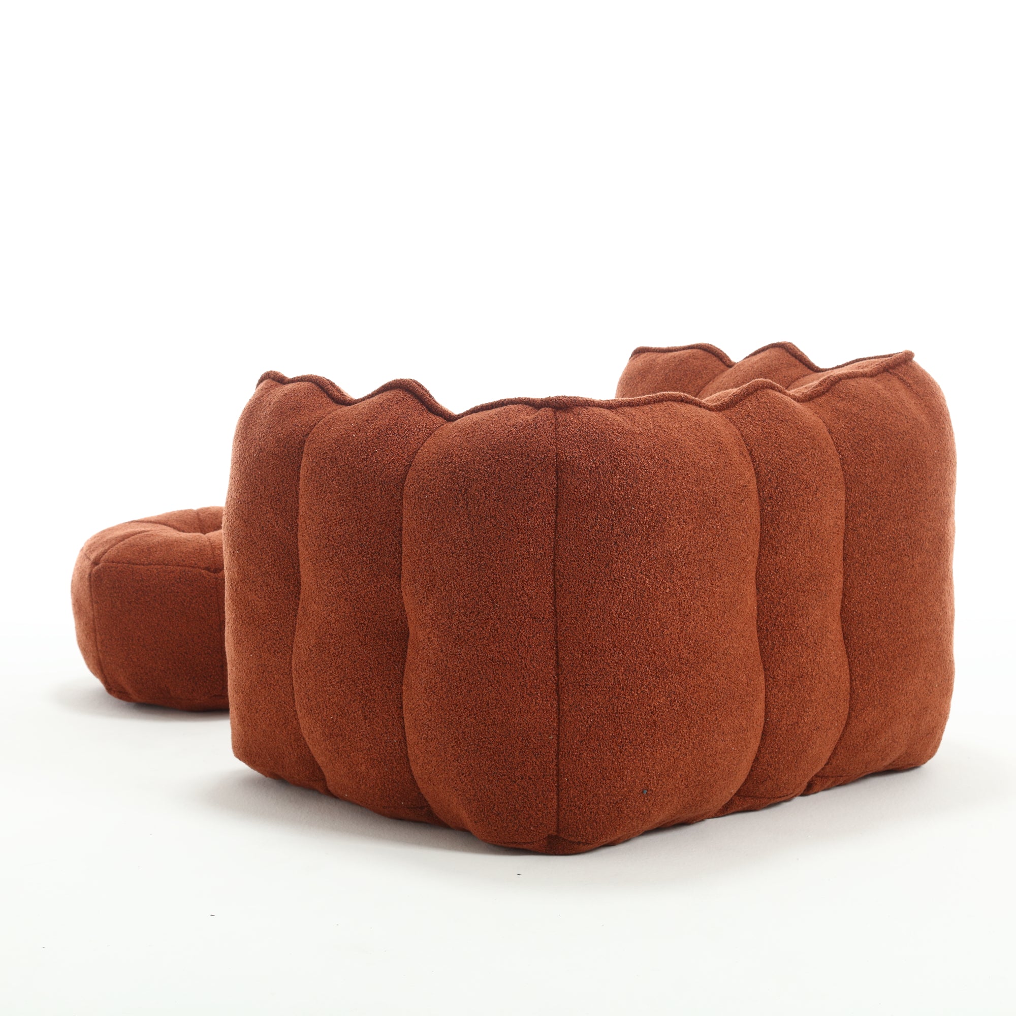 Cushy Square: Poltrona e Poggiapiedi in Schiuma Lusso