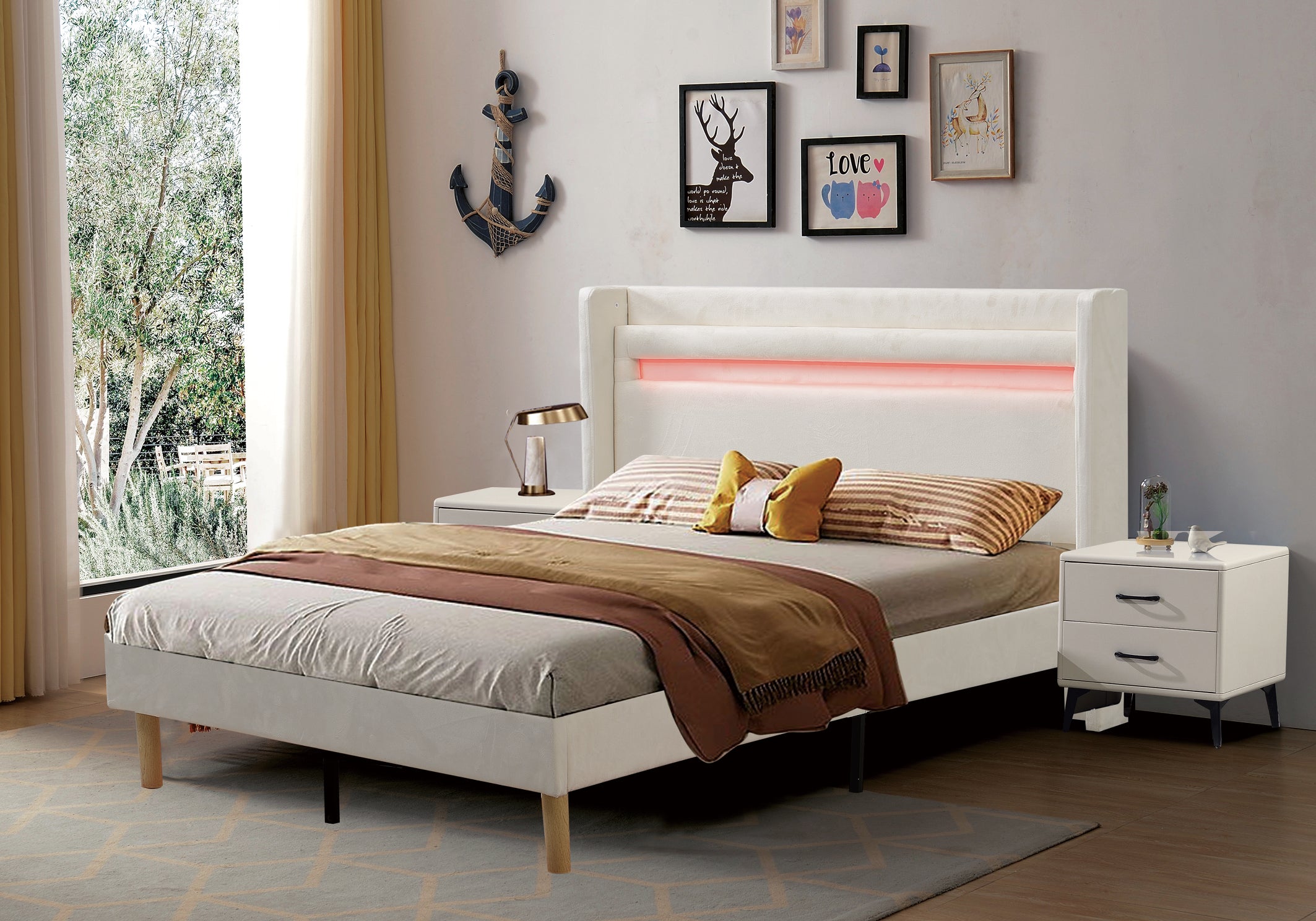 Letto LED Telecomando Cambiacolore