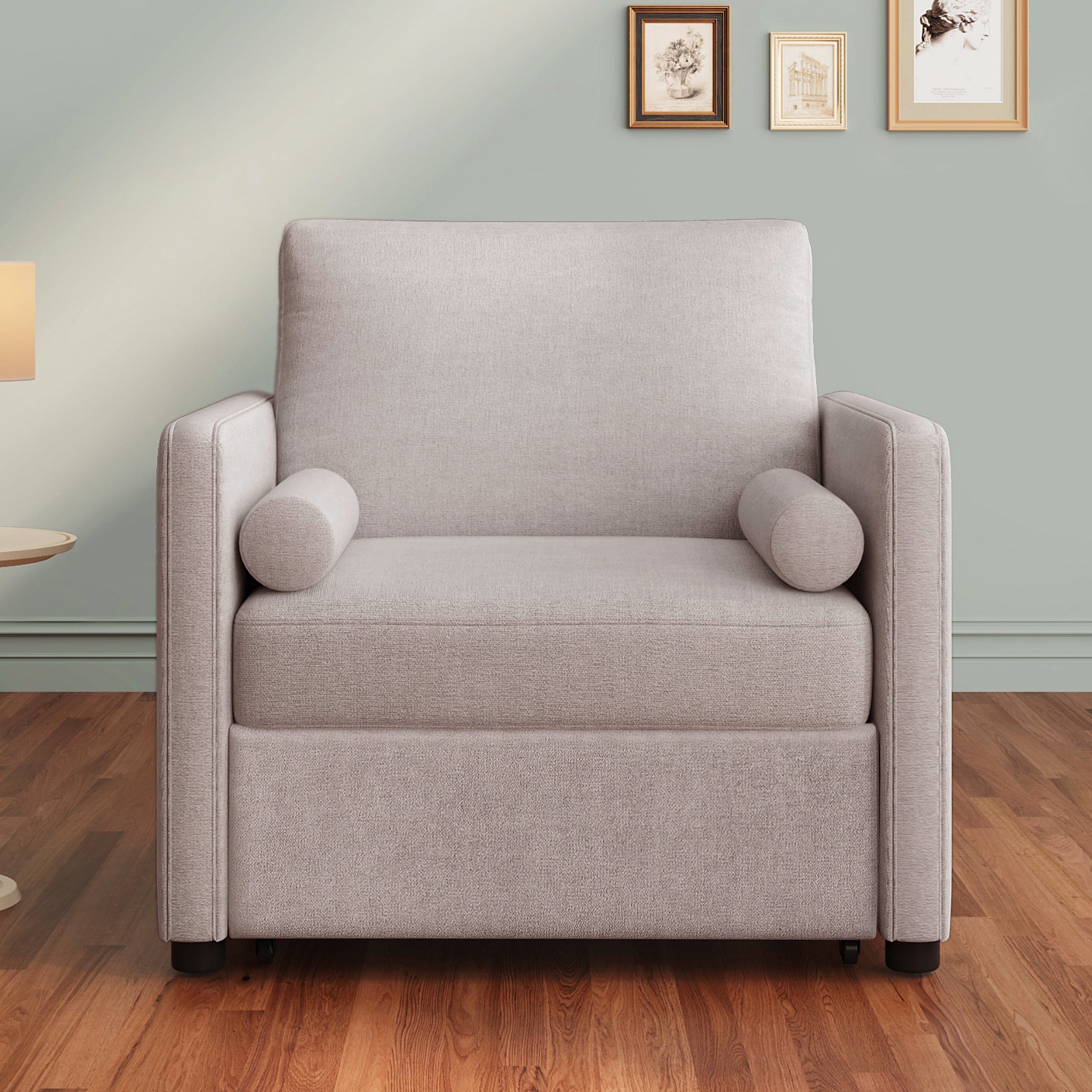 Poltrona Letto 3 in 1 Lino Tan