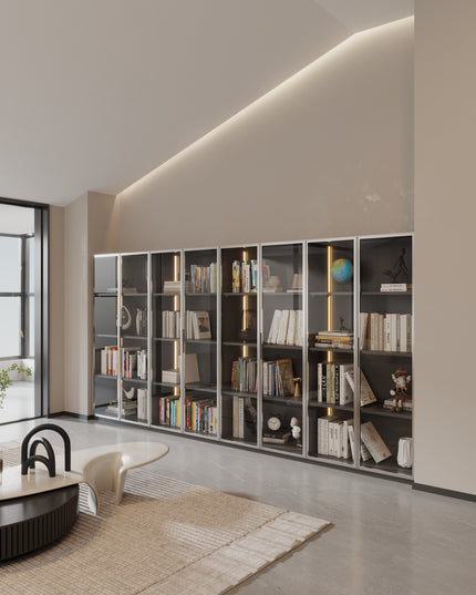 Single door display cabinet