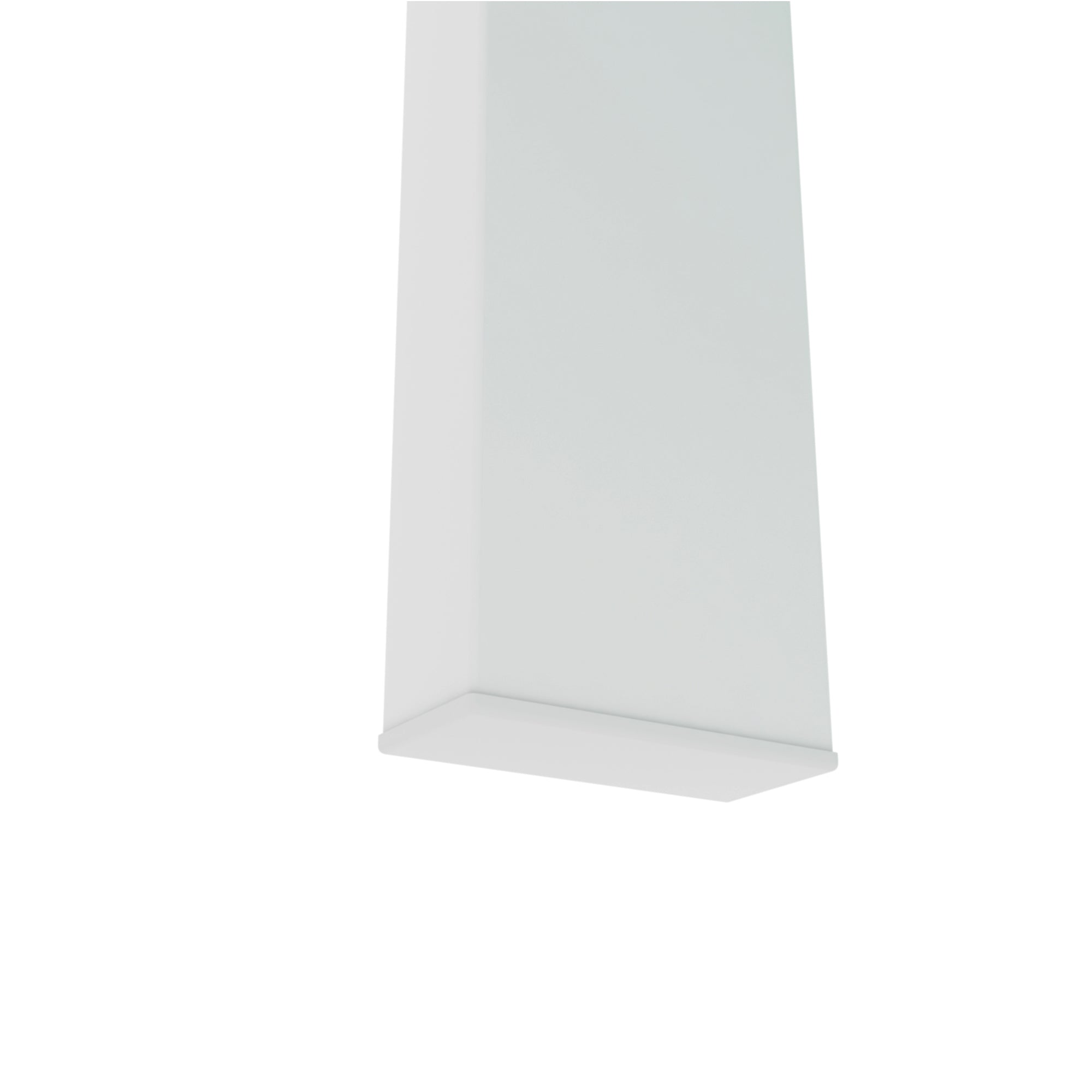 Tavolino Caffè Bianco Vetro Trasparente