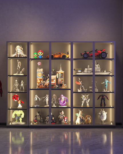 Single door display cabinet