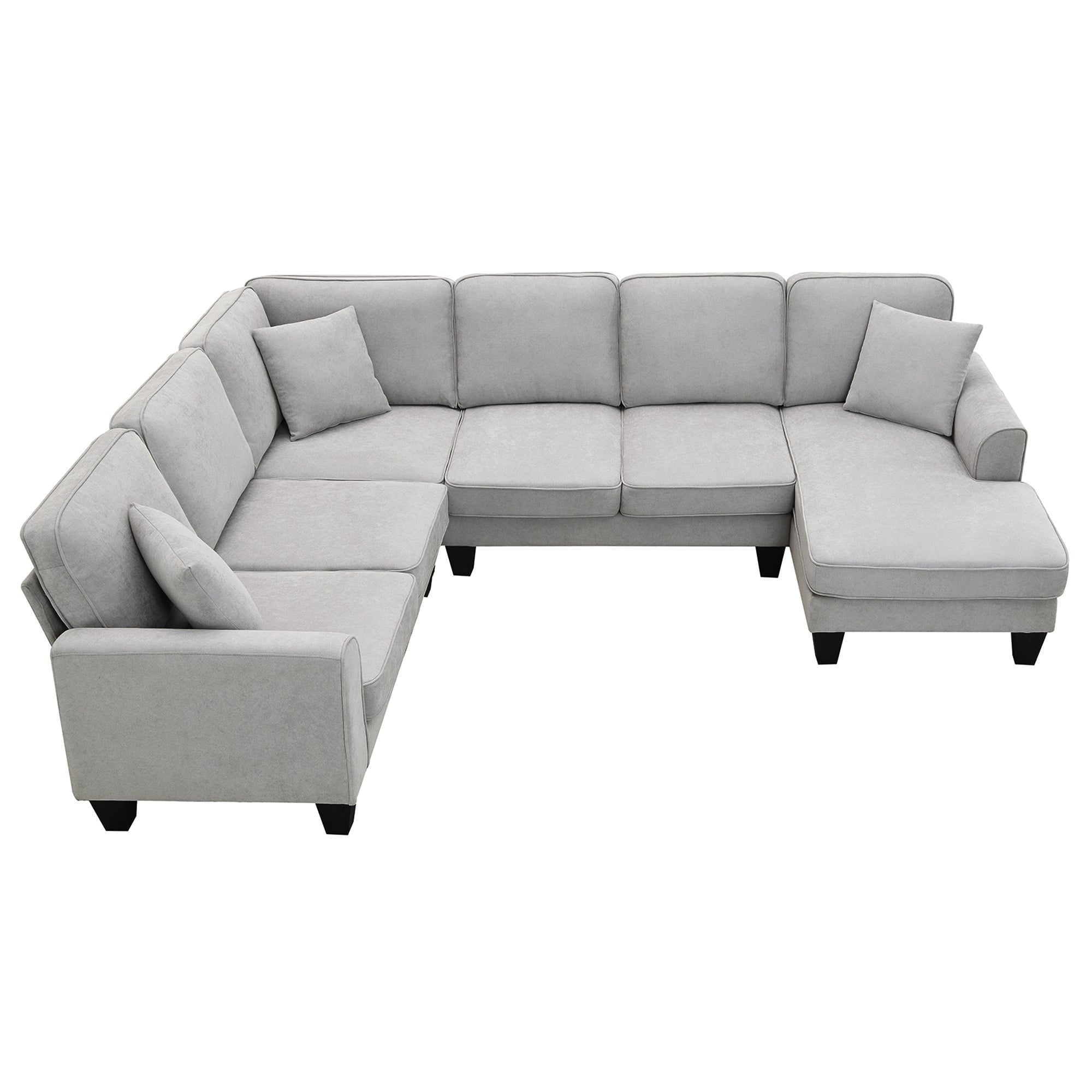 Divano Angolare Urbano 7 Posti - Comfort Moderno