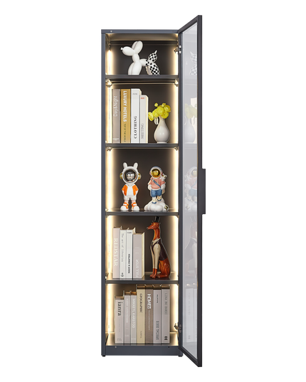 Single door display cabinet