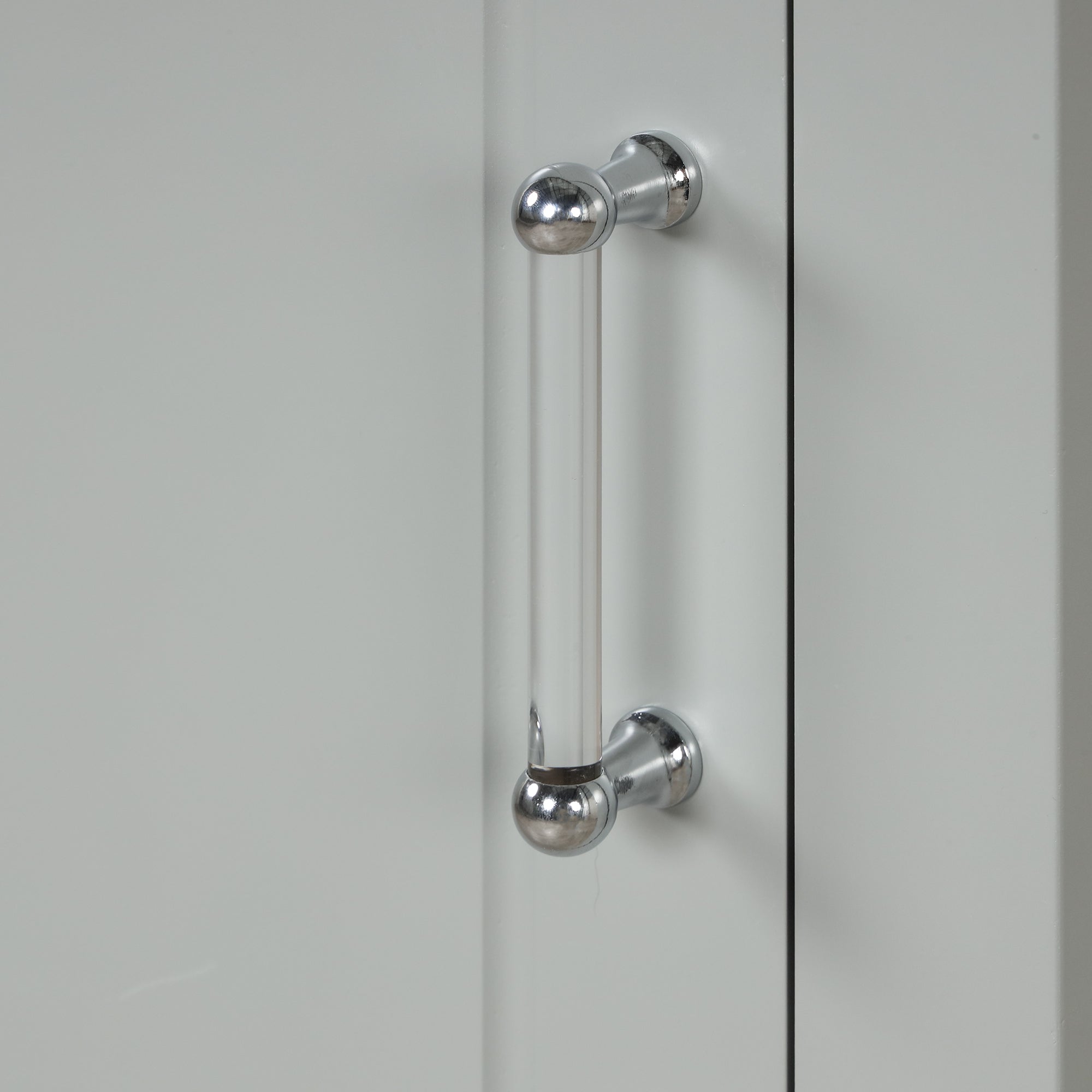 Mobile Bagno Alto Grigio 2 Cassetti 156cm