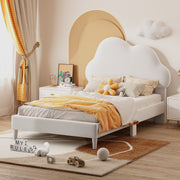 Letto Twin Imbottito Nuvola Velluto Beige