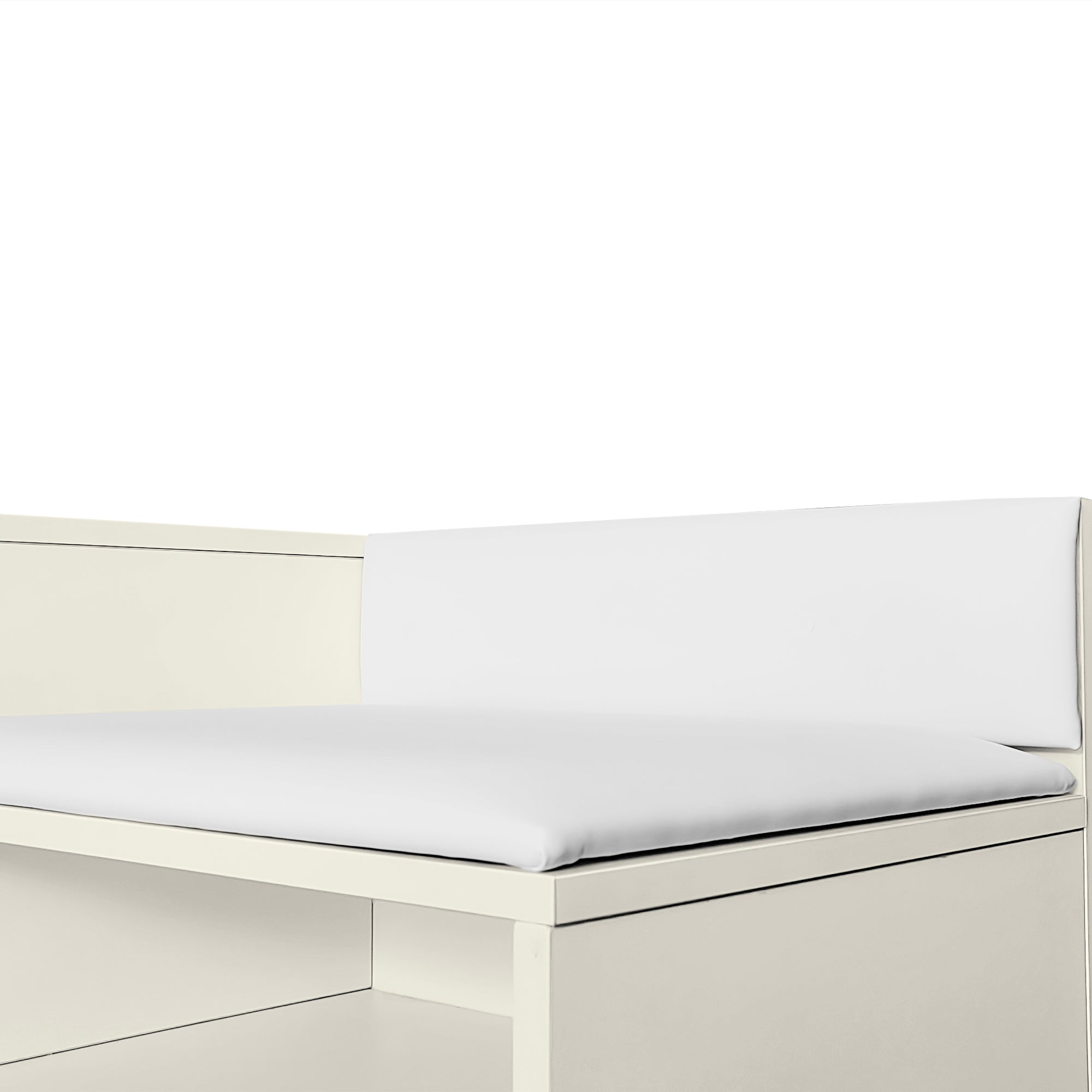 Panca Portascarpe Imbottita Bianca