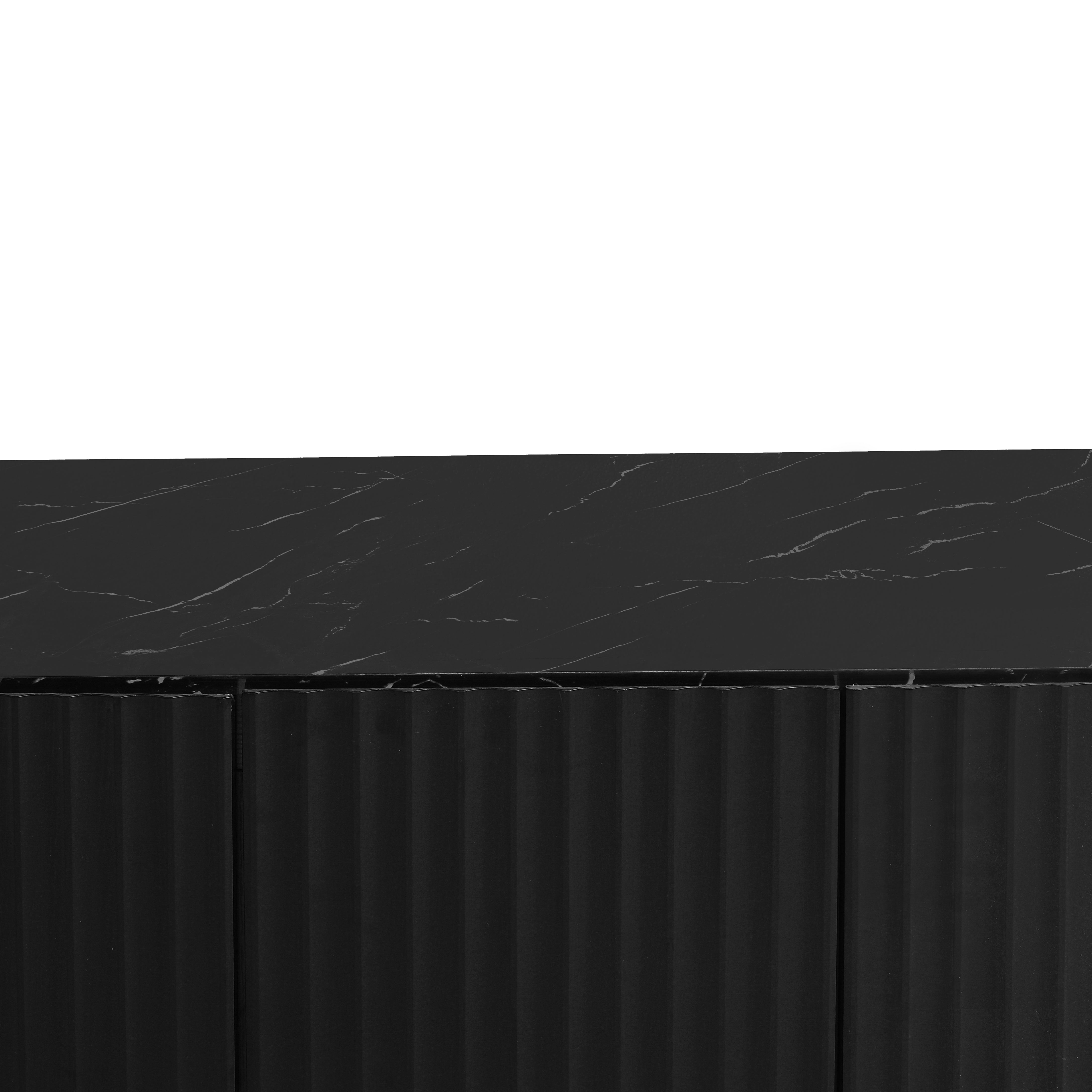 Credenza LED 3 Porte Ripiano Regolabile