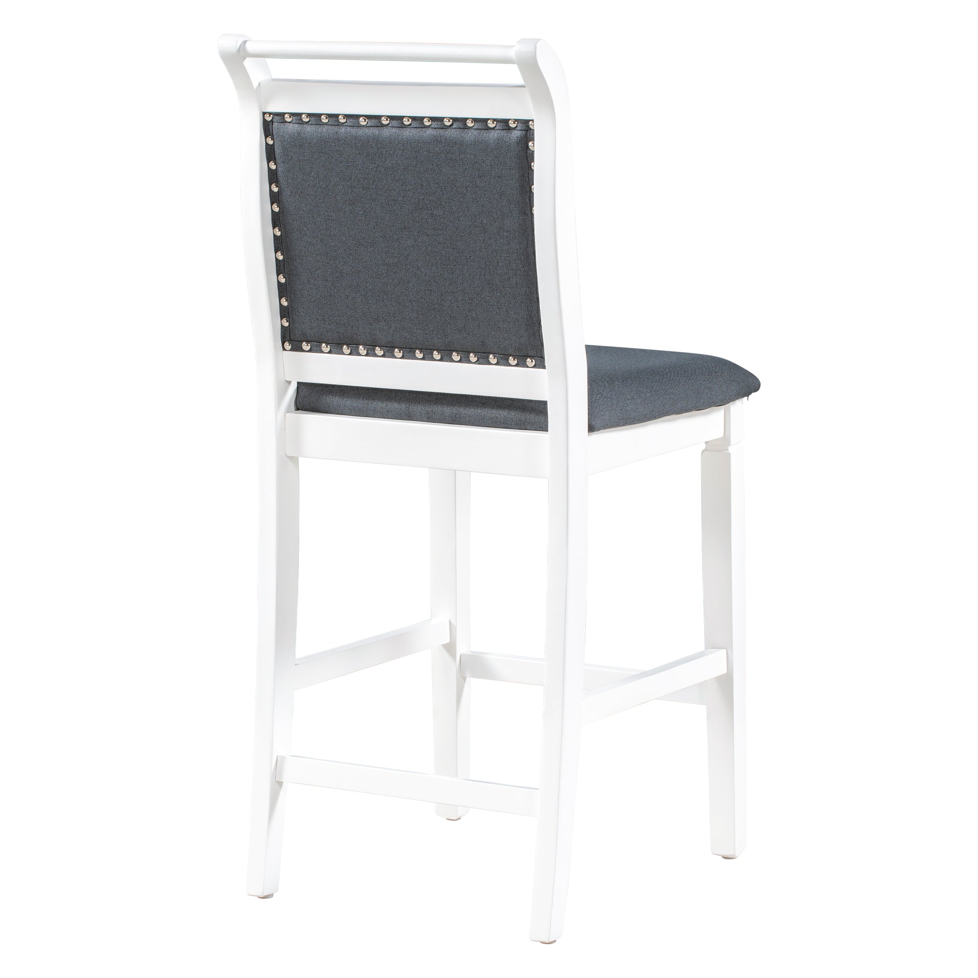 Set Tavolo Pranzo 3 Pezzi Ribaltabile Bianco Grigio