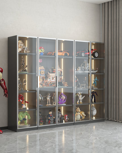 Single door display cabinet