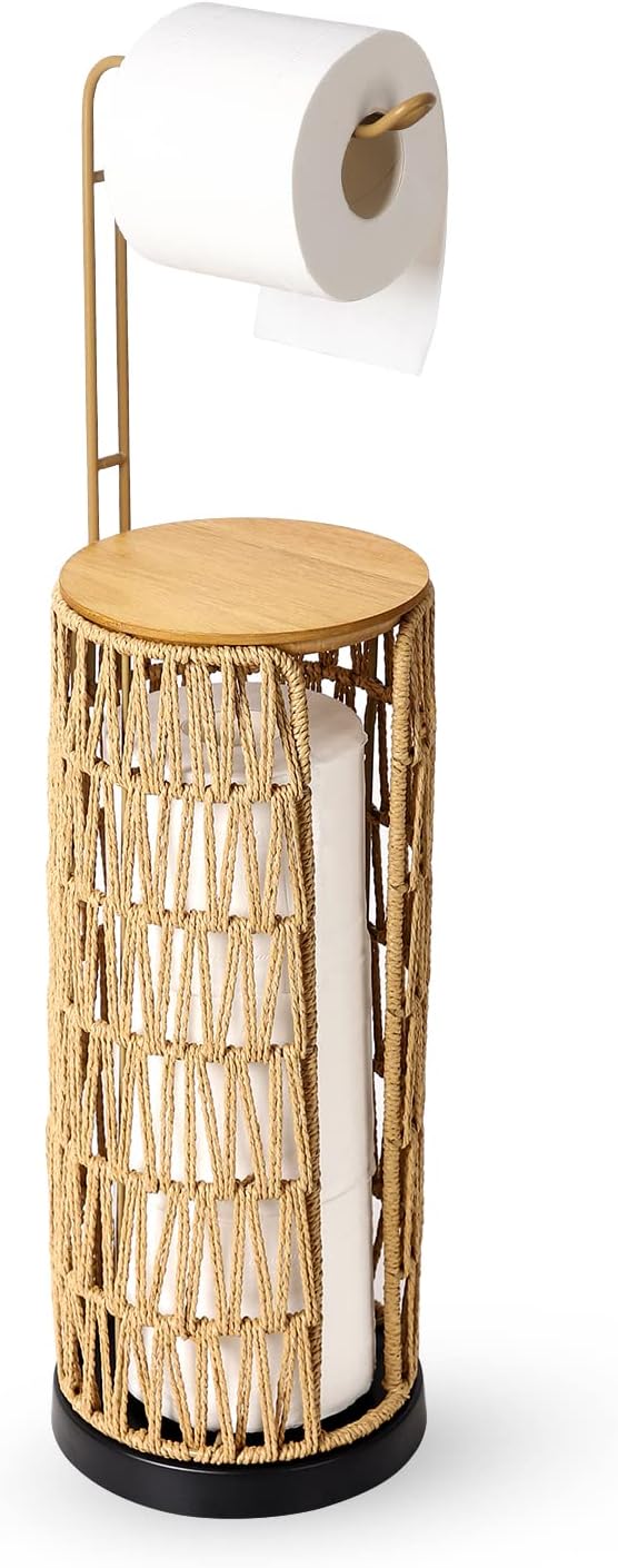 Portarotolo Carta Igienica Intrecciato