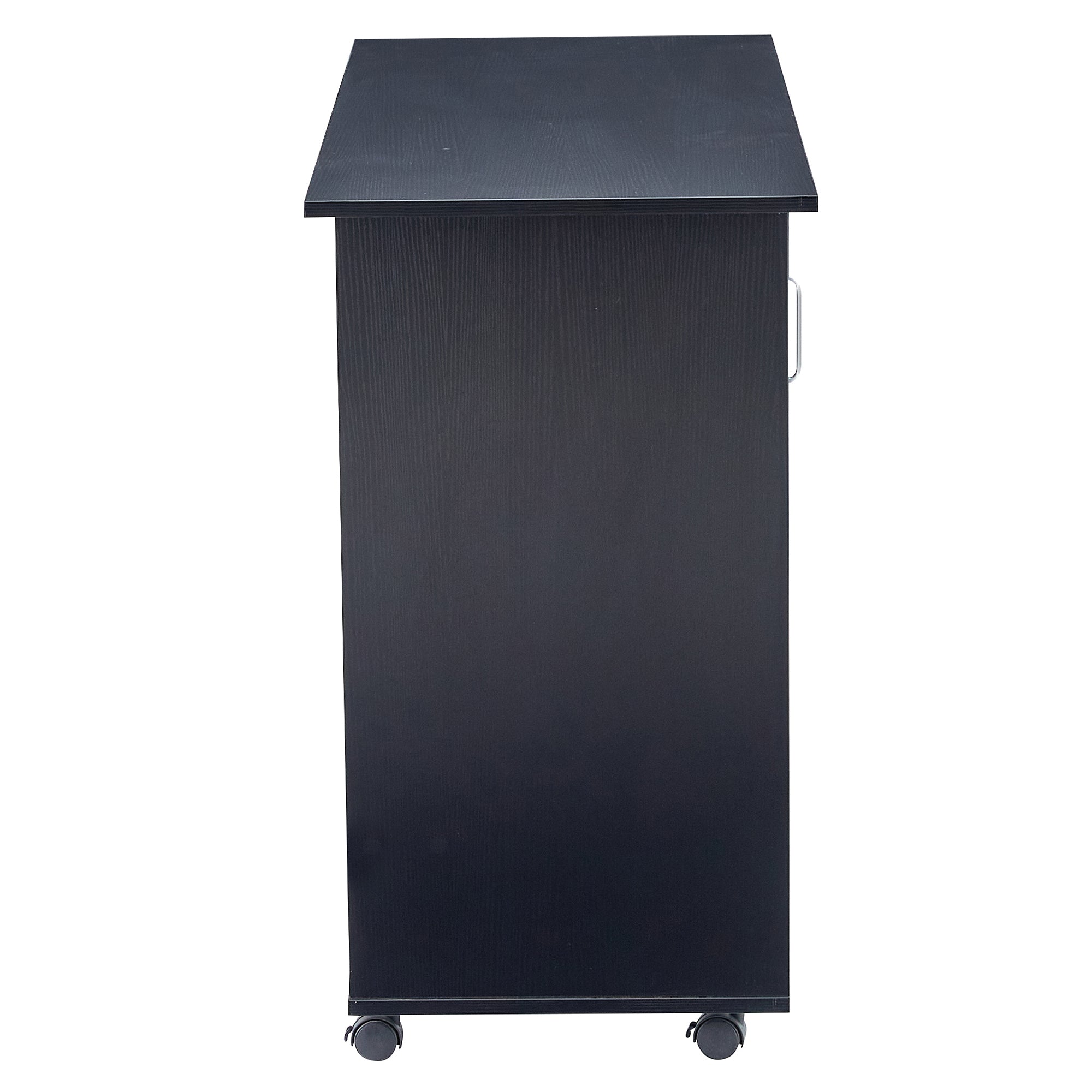 Scrivania Ufficio Nero Bianco con Cassetti