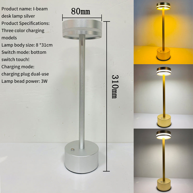Lampada LED Nordica Metallo Ricaricabile