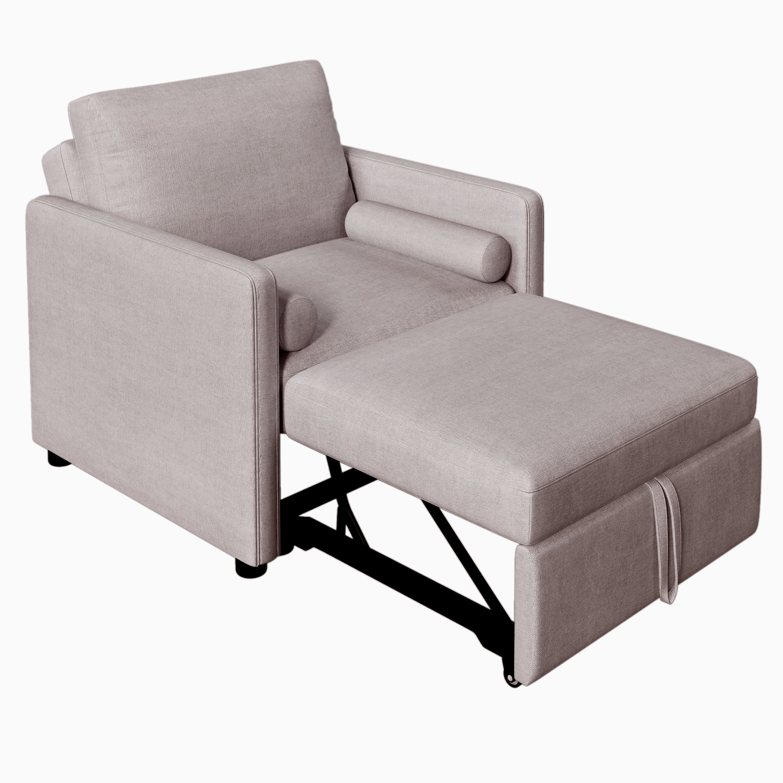 Poltrona Letto 3 in 1 Lino Tan