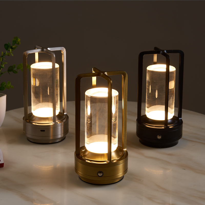 Lampada Tavolo Cristallo Ricaricabile USB