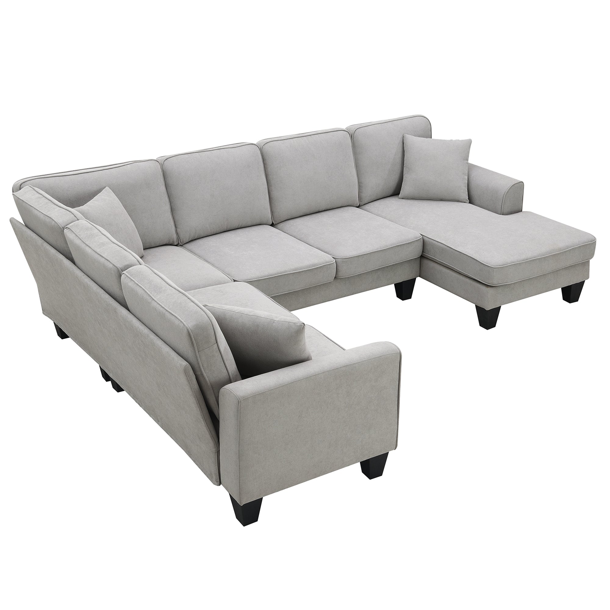 Divano Angolare Urbano 7 Posti - Comfort Moderno