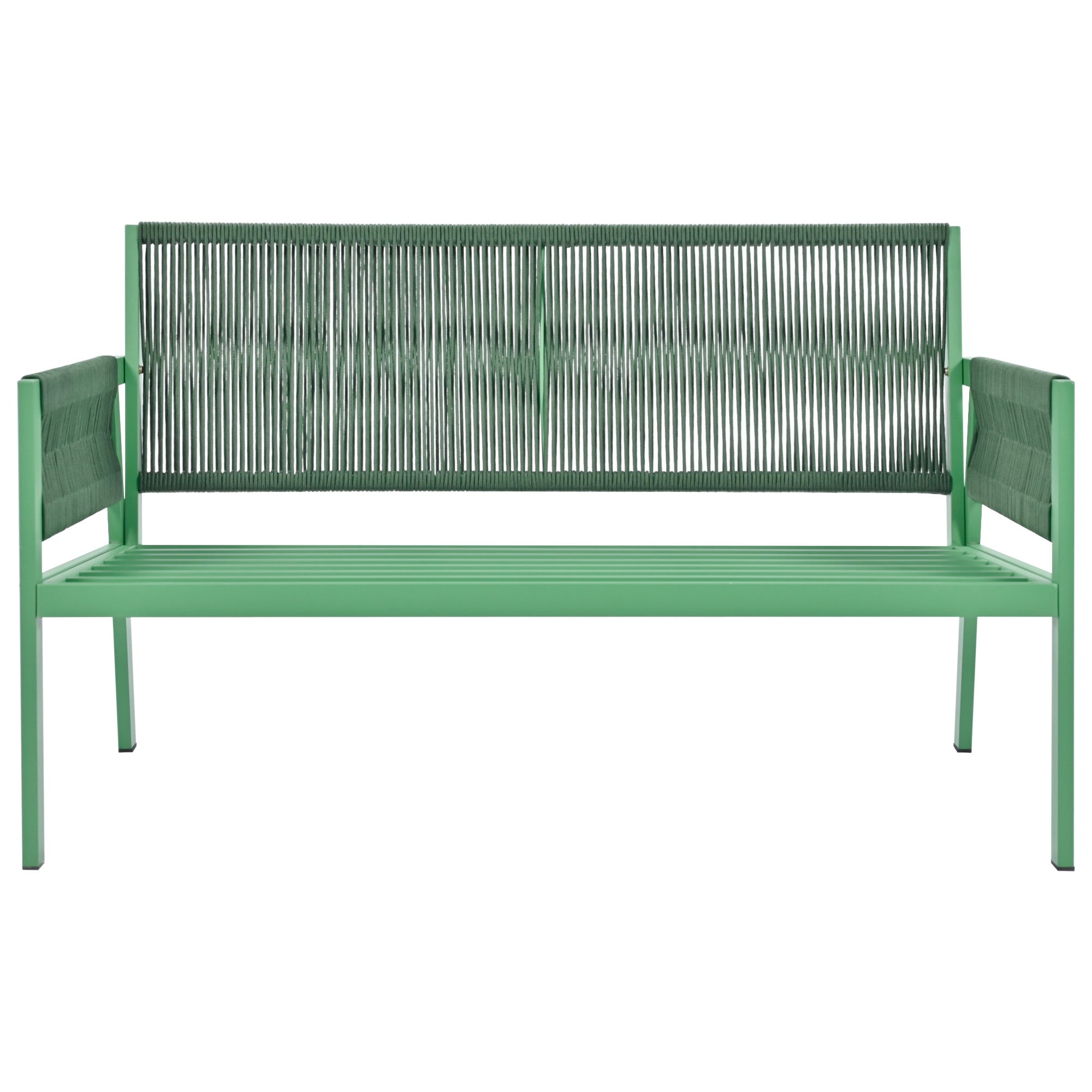 Set Patio Corda 4 Pezzi Verde Giallo