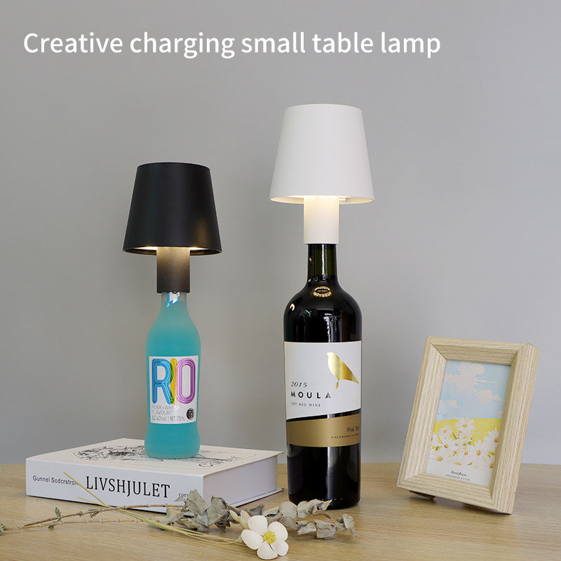 Lampada Fungo Ricaricabile Bottiglia Vino