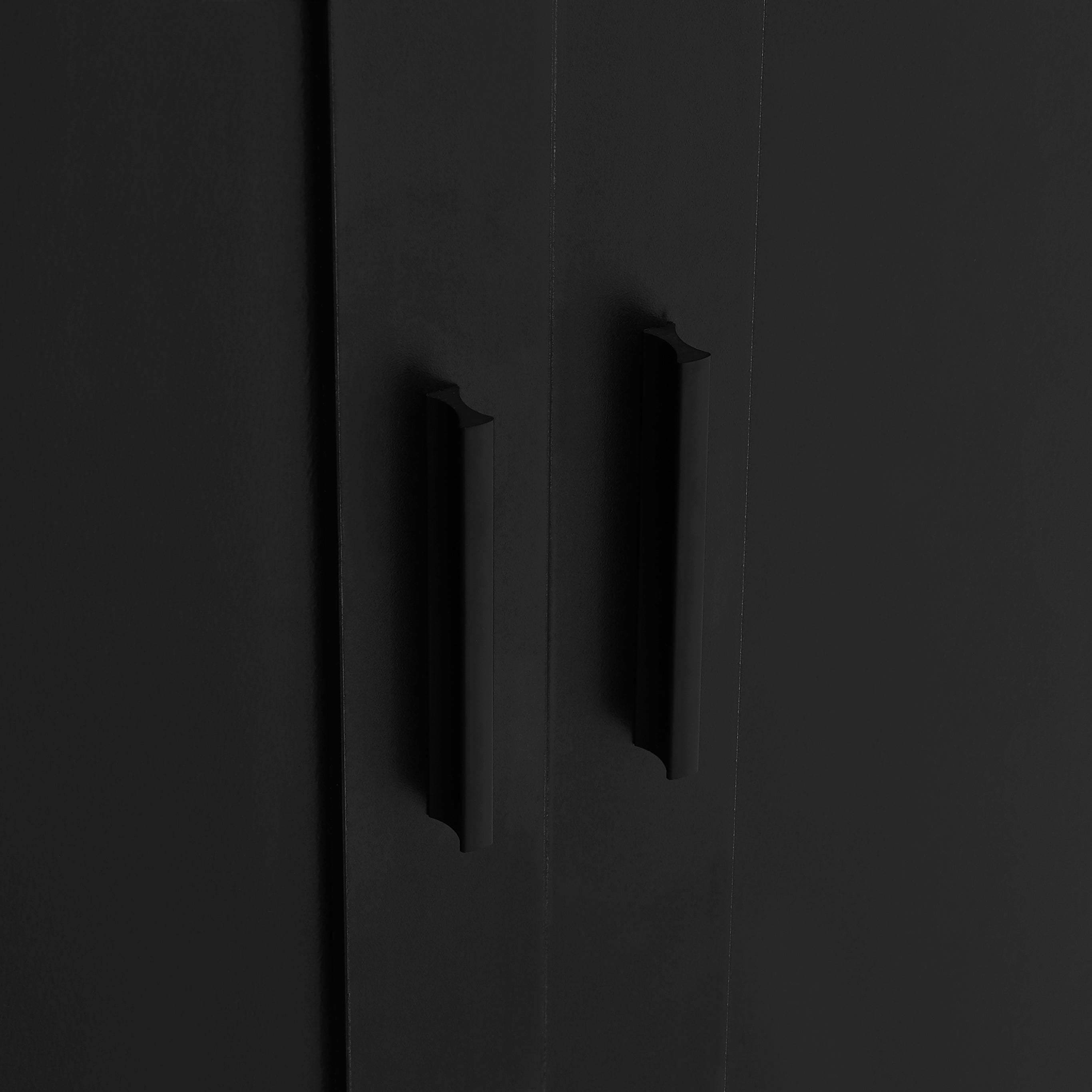 Mobile Alto Bagno Nero 2 Ante 181cm