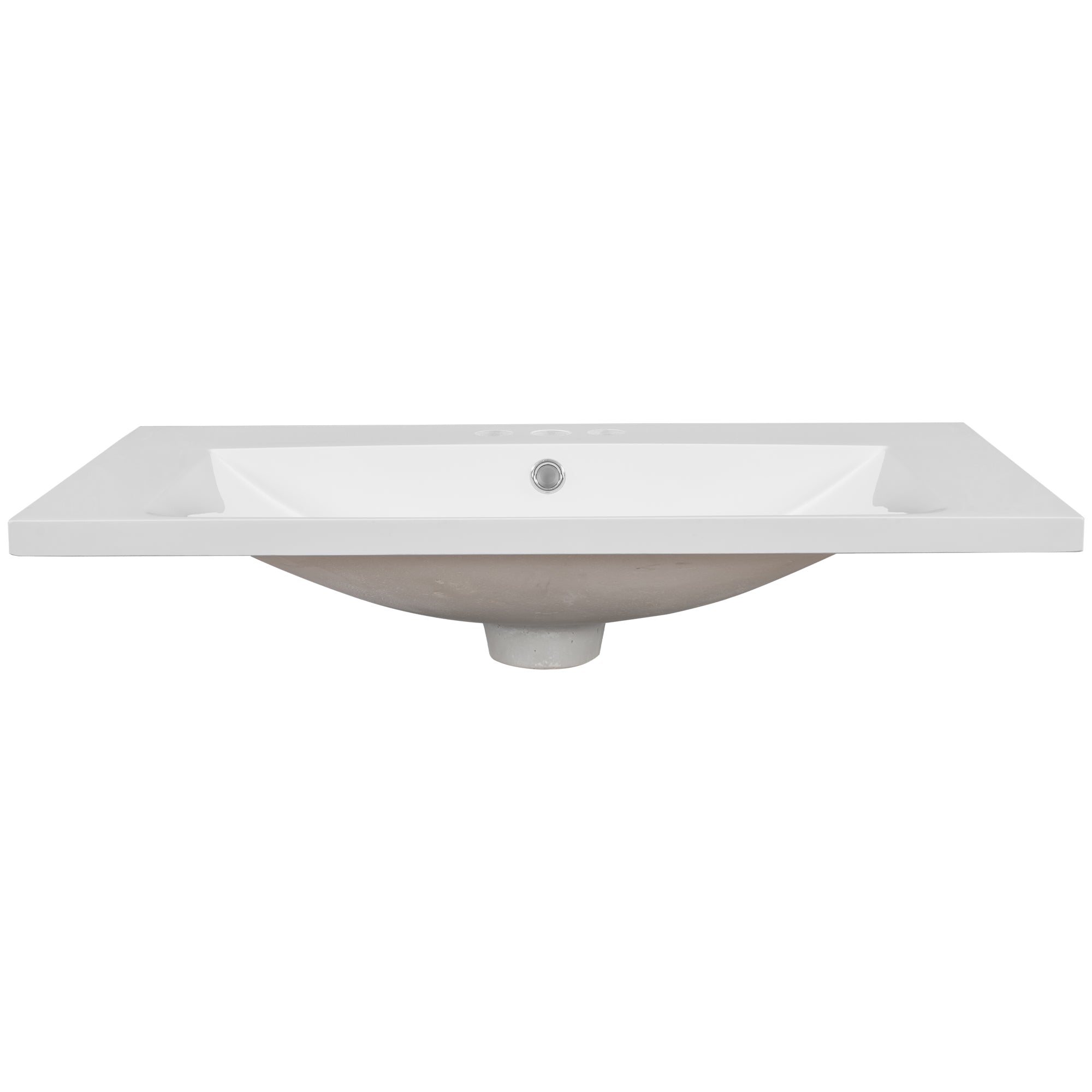 Piano Lavabo 76cm Ceramica Bianco
