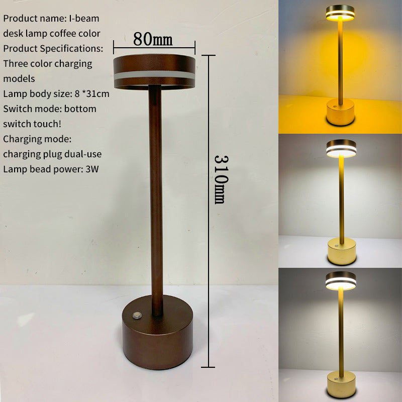 Lampada LED Nordica Metallo Ricaricabile