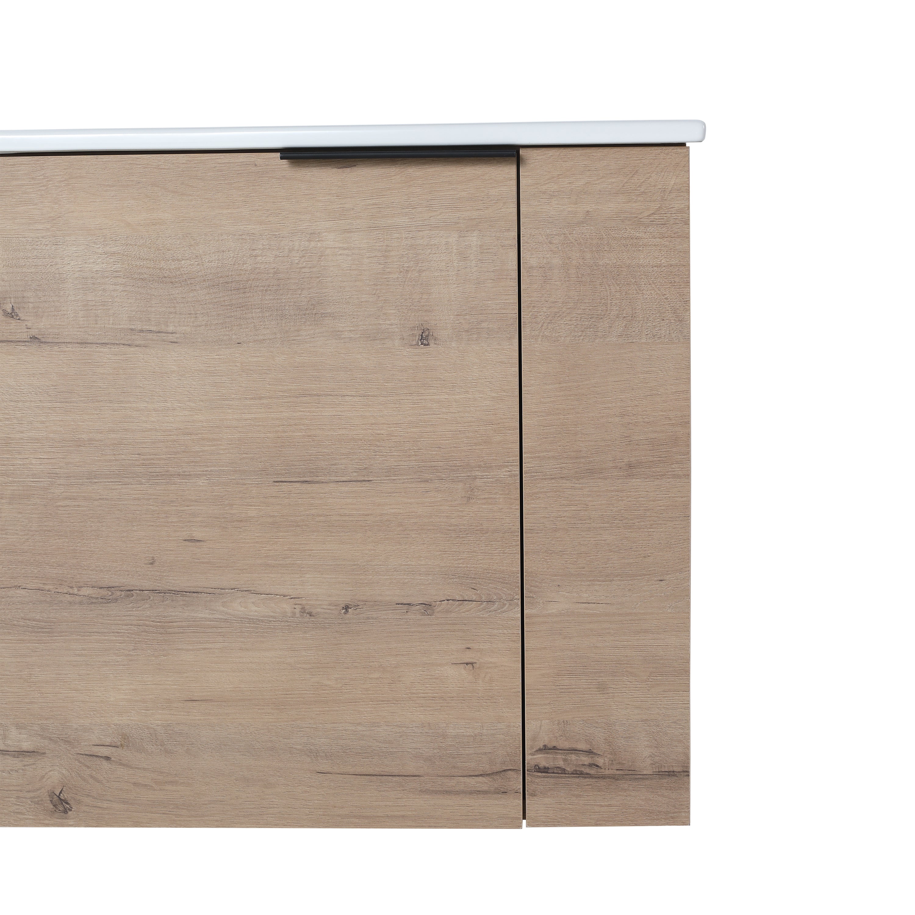 Mobile Bagno Sospeso 56cm Rovere con Lavabo