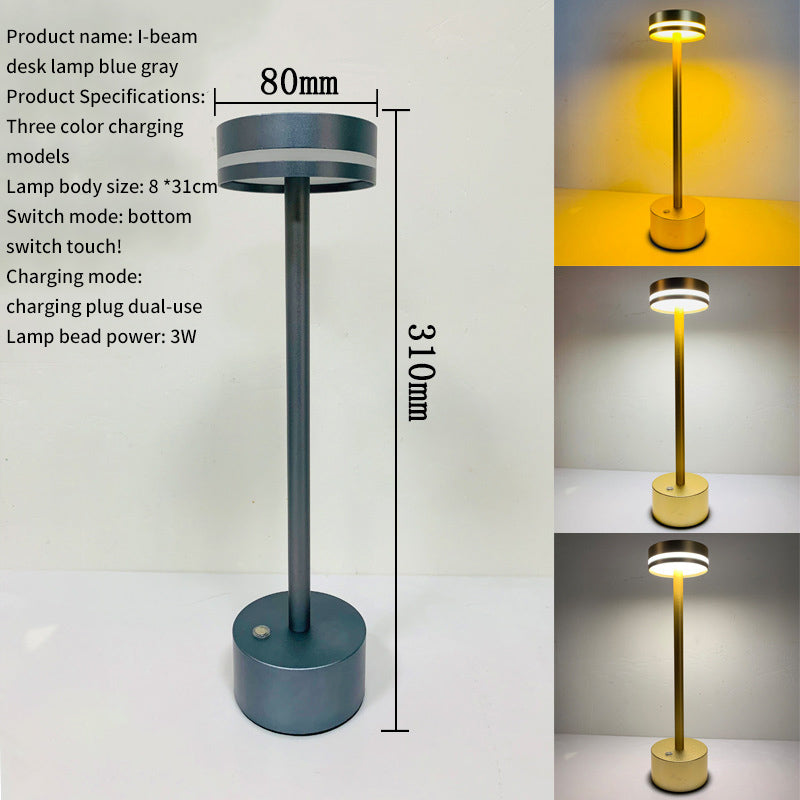 Lampada LED Nordica Metallo Ricaricabile