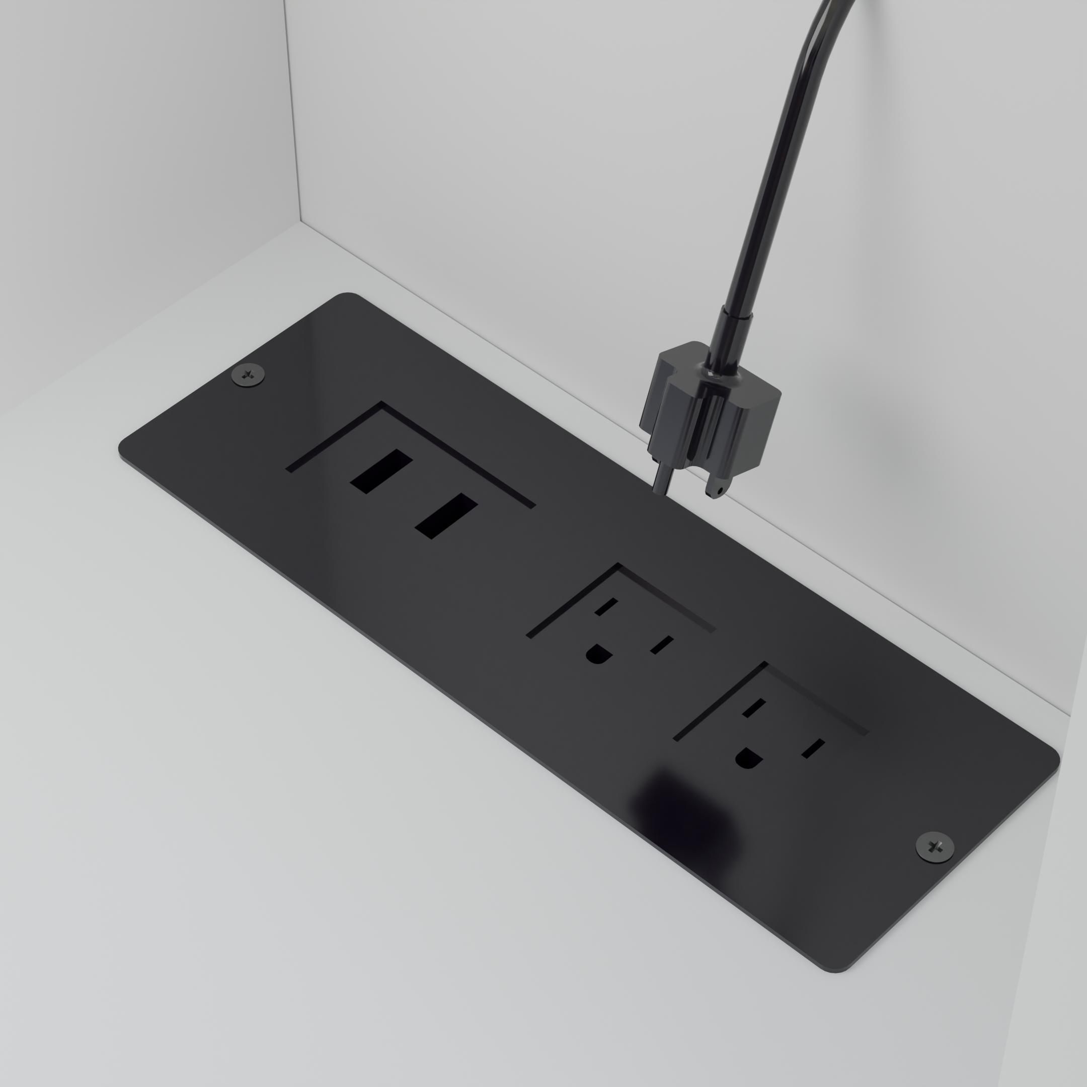 Toeletta Bianca con Specchio Smart LED