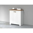 Matte white / Wotan oak