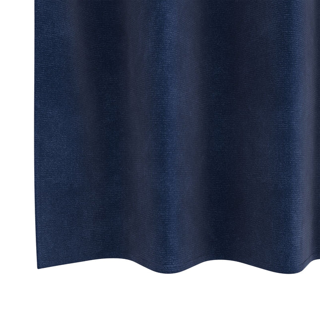 Tende oscuranti vidaXL con occhielli 2 pz Blu scuro in velluto