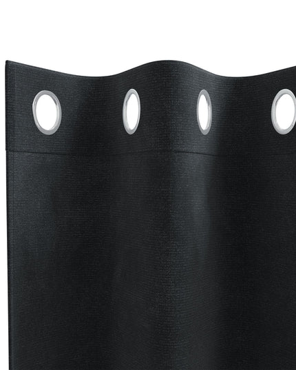 Tende oscuranti vidaXL con occhielli 2 pcs in velluto nero