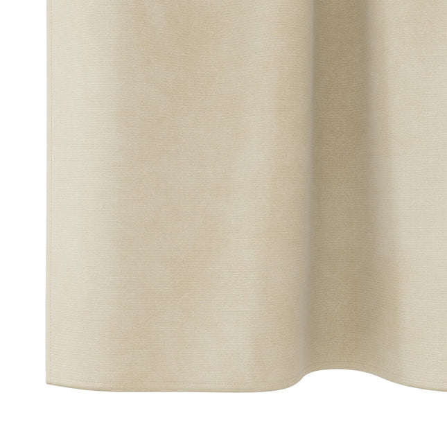Tende oscuranti vidaXL con anelli di fissaggio 2 pz in velluto crema