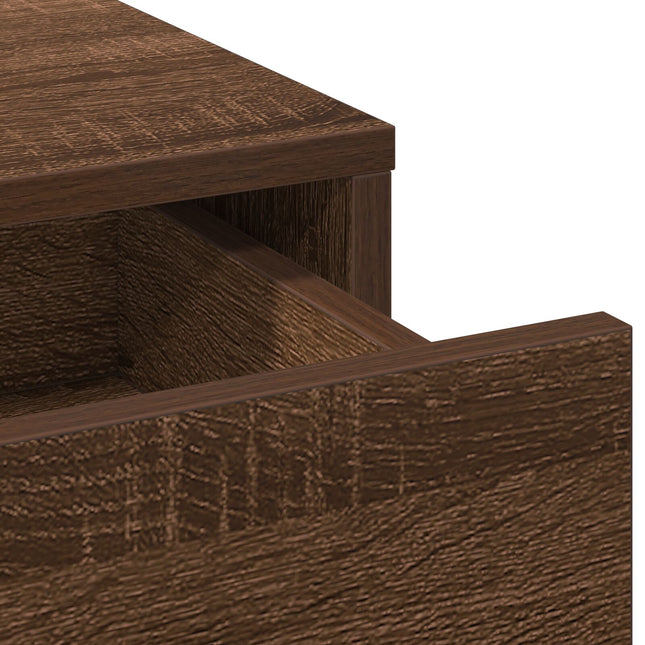 Set da trucco 3 pezzi con LED in legno nero