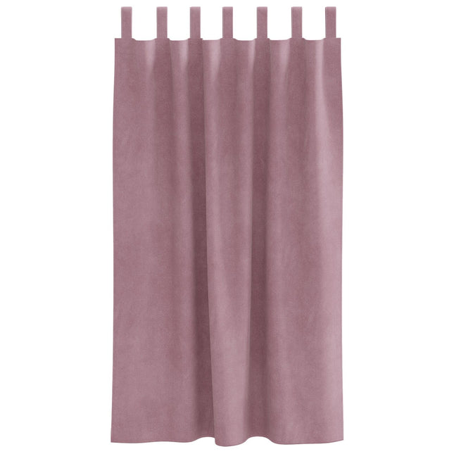 Tende oscuranti vidaXL con anelli di sospensione, 2 pezzi, velluto rosa scuro