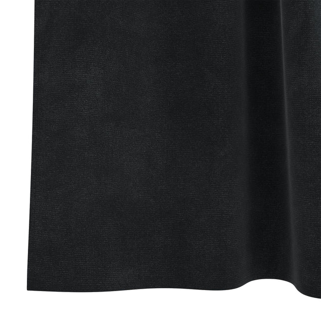 Tende oscuranti vidaXL con anelli di sospensione 2 pezzi in velluto nero