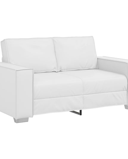 Divanetto Sofa Bianco 120 cm in Pelle Sintetica