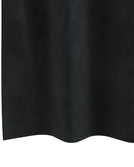 Tende oscuranti vidaXL con occhielli 2 pcs in velluto nero