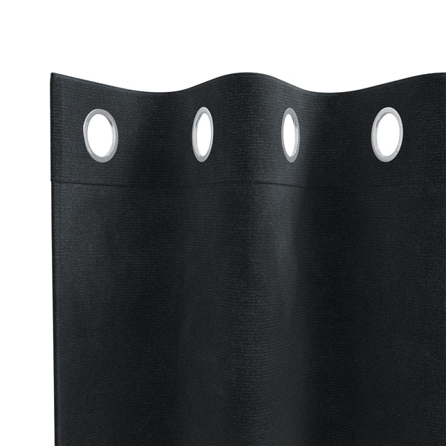 Tende Blackout vidaXL con occhielli 2 pezzi in velluto nero