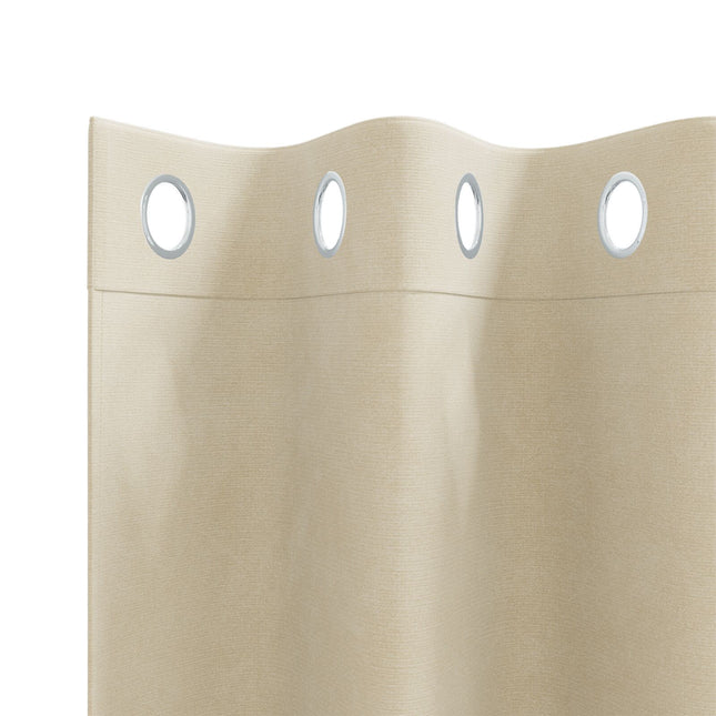 Tende oscuranti vidaXL con occhielli 2 pezzi in velluto crema