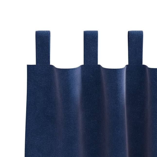 Tende oscuranti vidaXL con anelli 2 pz in velluto blu scuro