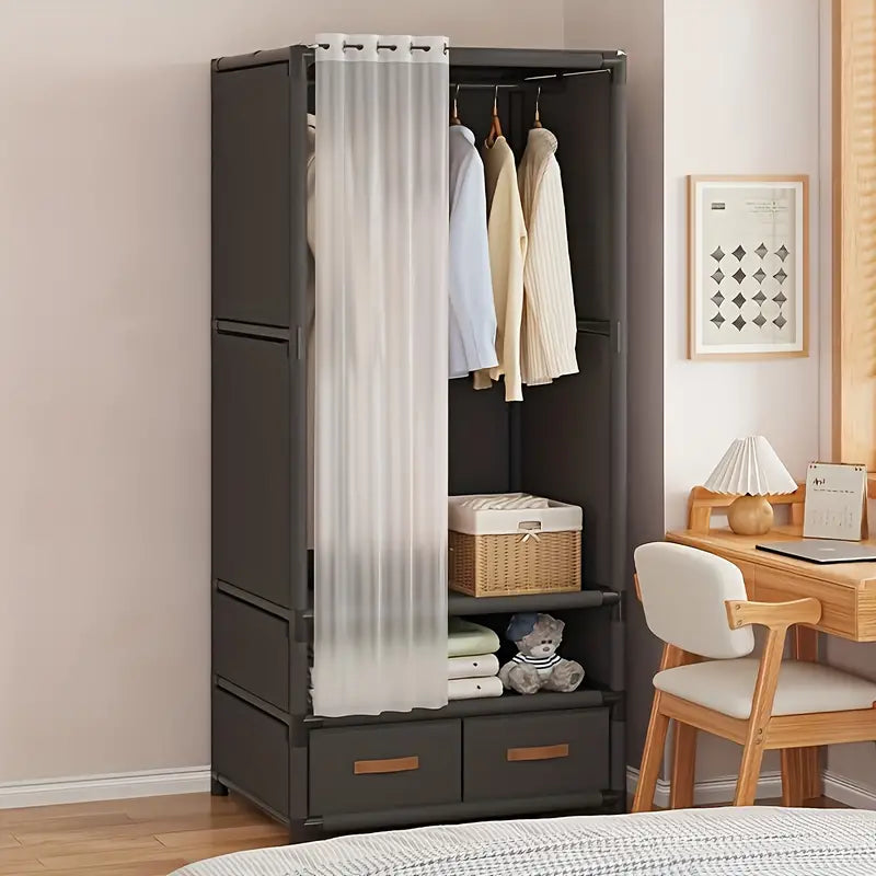 NNETM Foldable Drawers and Wardrobe Storage Cabinet - 2 Drawers-4