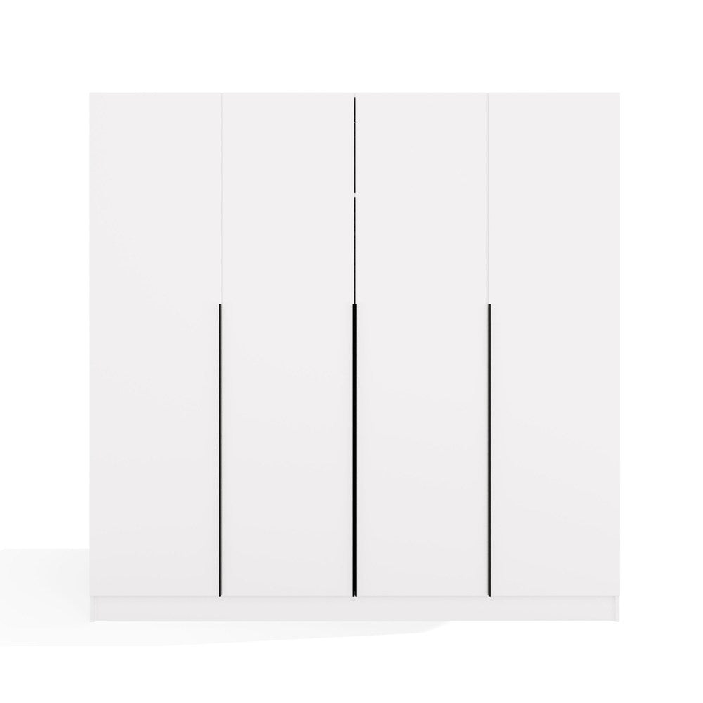 Armadio Nobile 4 Ante – Bianco 200x57x200 cm